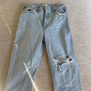 Abercrombie and Fitch 90s Ultra High Rise Straight Leg